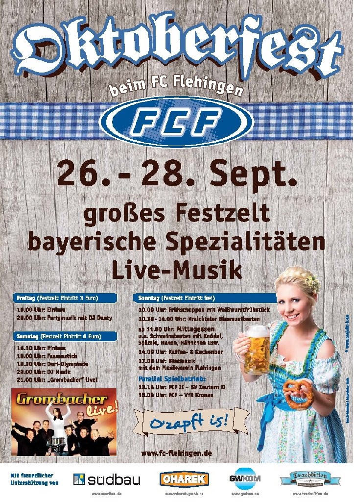Oktoberfest Plakat 2014